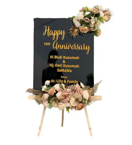 Papan Bunga Akrilik Waruroyom