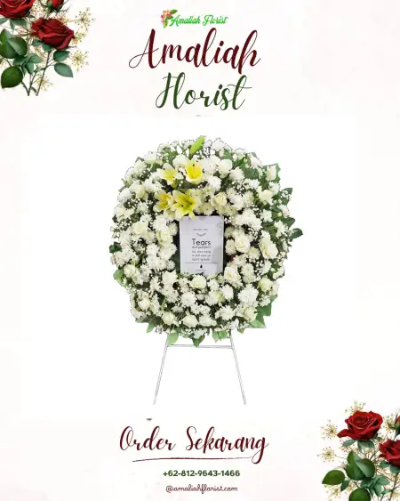 Krans Bunga Duka Waruroyom